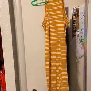 Size medium mustard yellow body con sundress